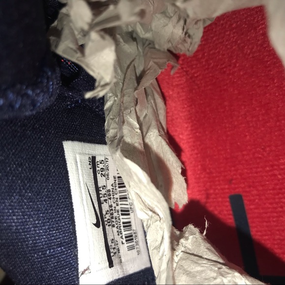 Nike Lebron 14 Low Midnight Navy/Metallic Gold "USA" Mens 11.5 Used - Picture 7 of 8